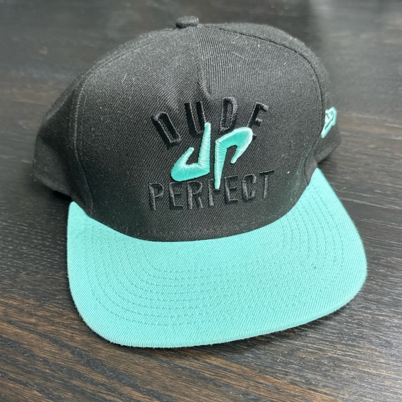 9fifty Other - Dude Perfect 9fifty Black and Teal Hat